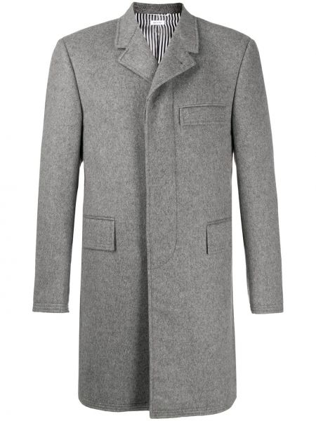 Manteau en cachemire Thom Browne gris