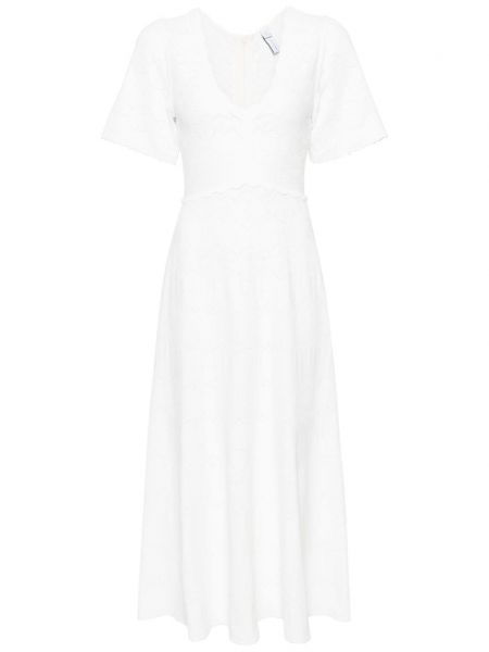 Μίντι φόρεμα Needle & Thread λευκό