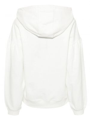 Geblümt hoodie aus baumwoll Twinset weiß