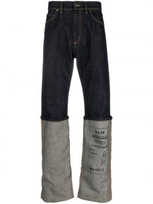 Straight leg jeans Jean Paul Gaultier blu