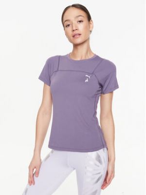 Priliehavé športové tričko Puma fialová