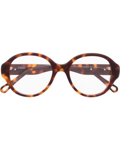 Dioptrické brýle Chloé Eyewear hnědé