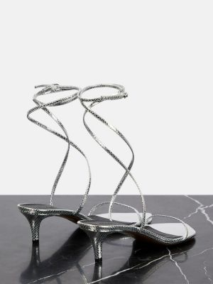 Sandali di pelle Isabel Marant argento