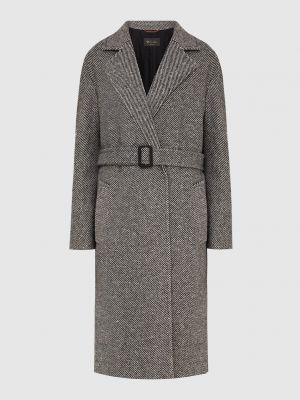Кашемірове пальто з візерунком Loro Piana, сіре