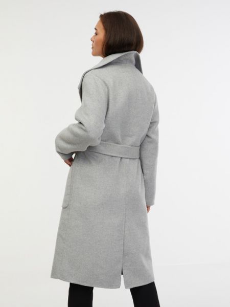 Вълнено зимно палто Orsay сиво