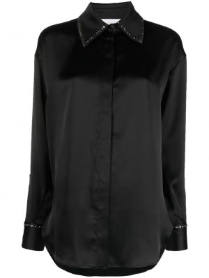 Сатенена риза Genny черно