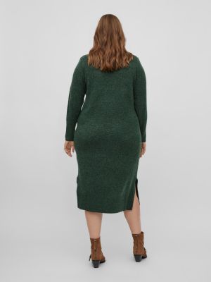 Robe en tricot Evoked vert