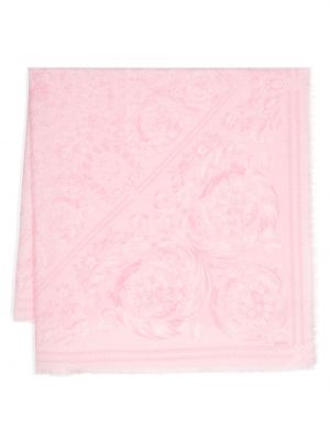 Schal mit print Versace pink