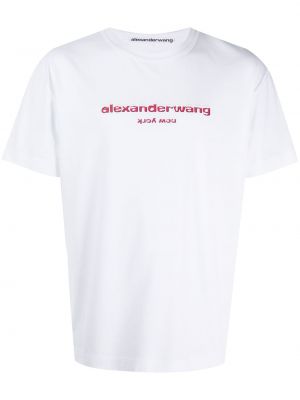 Тениска с принт Alexander Wang
