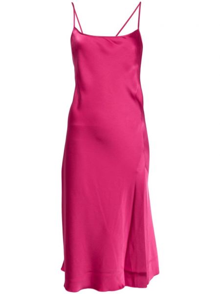 Sukienka midi asymetryczna Stockholm Surfboard Club różowa