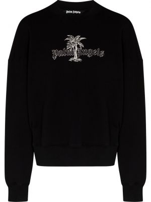 Sweatshirt Palm Angels svart