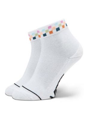 Kostkované ponožky Vans bílé
