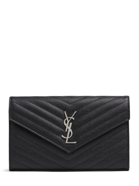 Cartera de cuero Saint Laurent