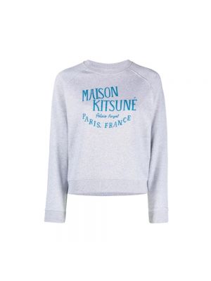 Bluza z kapturem Maison Kitsune szara