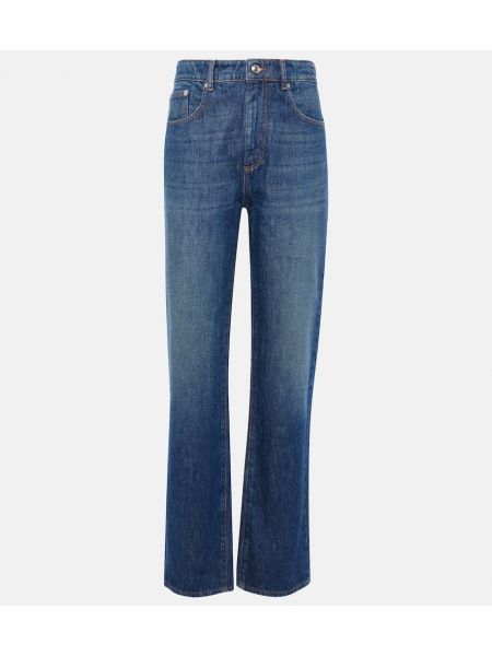 Lav midje jeans med rette ben Sportmax blå