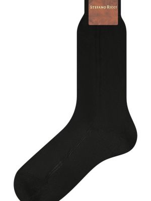 Шелковые носки Stefano Ricci черные
