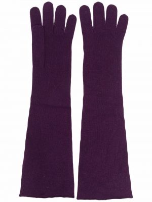 Перчатки длинные Eleventy, фиолетовые