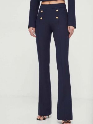 Jednobarevné kalhoty s vysokým pasem Silvian Heach