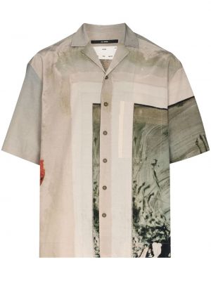 Camisa con estampado abstracto Song For The Mute gris