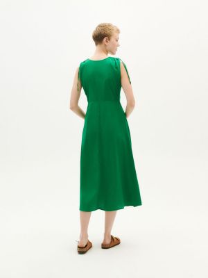 Φόρεμα Thinking Mu πράσινο