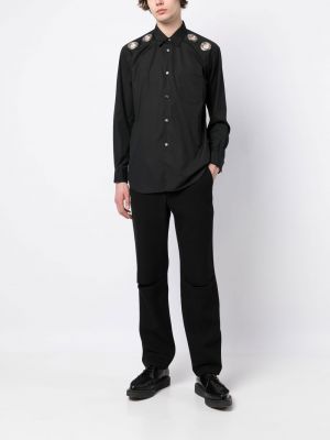 Rovné kalhoty Comme Des Garçons Homme Plus černé