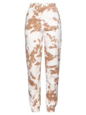 Pantalones de algodón Forte Dei Marmi Couture beige