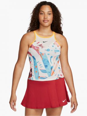 Тенісна майка з принтом Nike біла