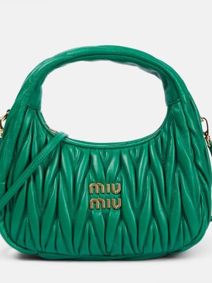 Τσάντα ώμου Miu Miu πράσινο