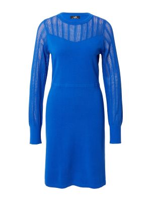 Pletené pletené šaty Wallis modrá