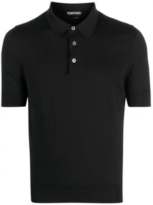 Polo marškinėliai Tom Ford juoda