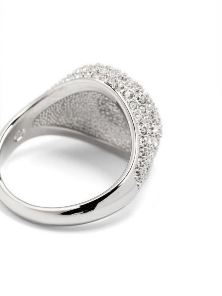 Žiedas su kristalais Swarovski sidabrinė