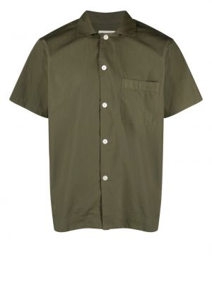 Βαμβακερό πουκάμισο Tekla πράσινο