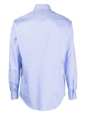 Hemd aus baumwoll Massimo Alba blau