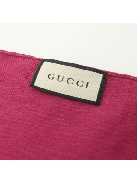 Bufanda de seda retro Gucci Vintage rosa