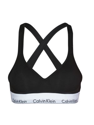Bavlněná braletka Calvin Klein Underwear černá