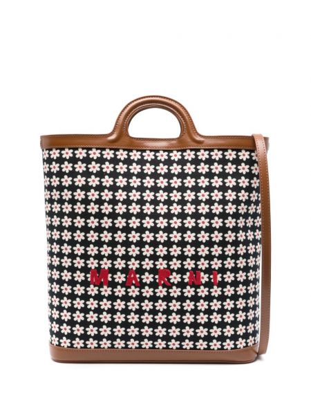 Shopping bag Marni brun