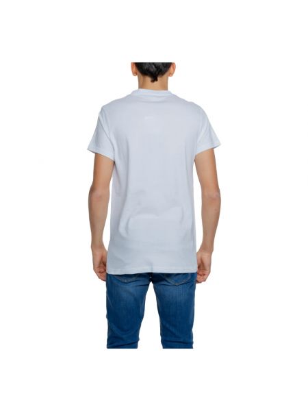 Camiseta de algodón Alviero Martini 1a Classe blanco