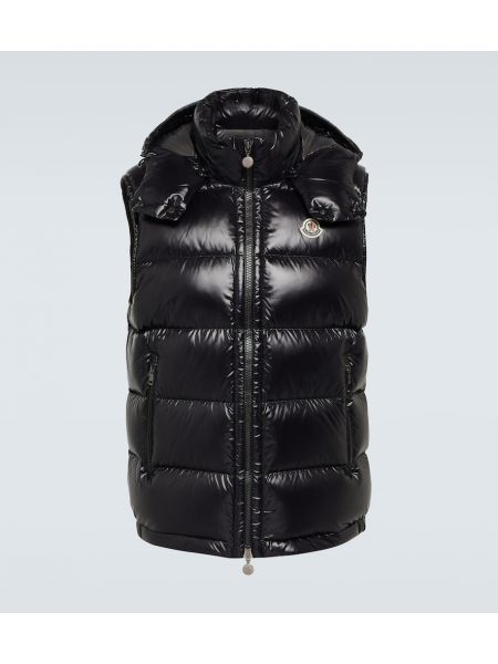 Daunen weste Moncler schwarz