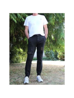 Skinny jeans Aeronautica Militare schwarz