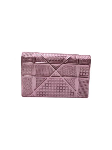 Bolso satchel de cuero retro Dior Vintage rosa
