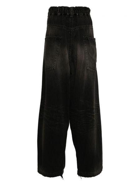 Bootcut jeans aus baumwoll Maison Mihara Yasuhiro schwarz