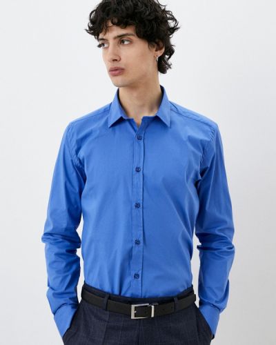 Рубашка с длинным рукавом Hopenlife, синяя