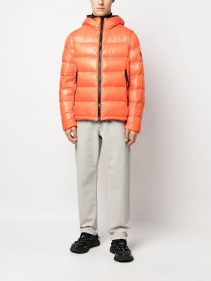 Dūnu jaka ar rāvējslēdzēju ar kapuci Peuterey oranžs
