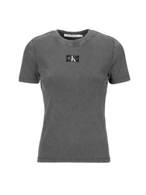 T-shirt slim fit Calvin Klein Jeans grigio