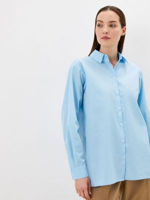 Рубашка с длинным рукавом Anastasya Barsukova, голубая
