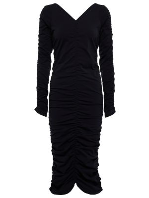 Μίντι φόρεμα Helmut Lang μαύρο