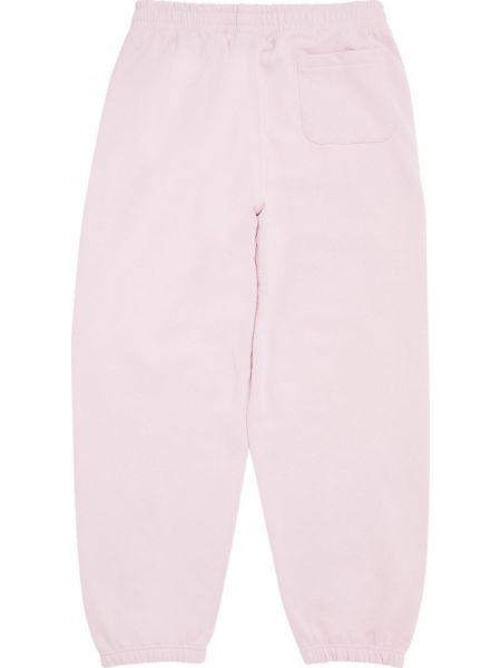 Спортивные штаны Supreme розовые