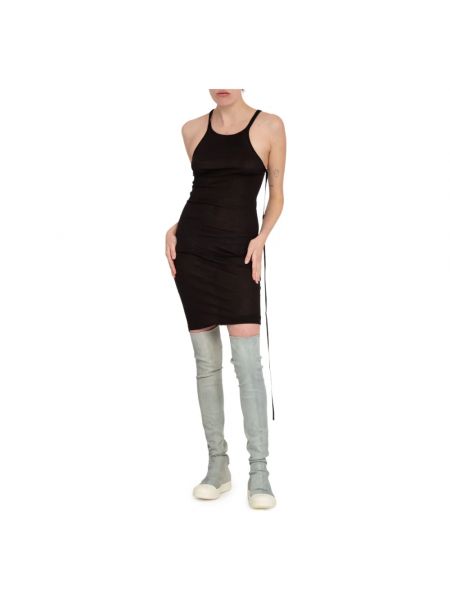 Sukienka mini z otwartymi plecami sportowa Rick Owens czarna