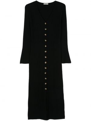 Μάλλινη μάξι φόρεμα By Malene Birger μαύρο