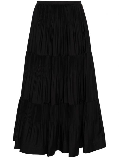 Plisované midi sukně Patrizia Pepe černé